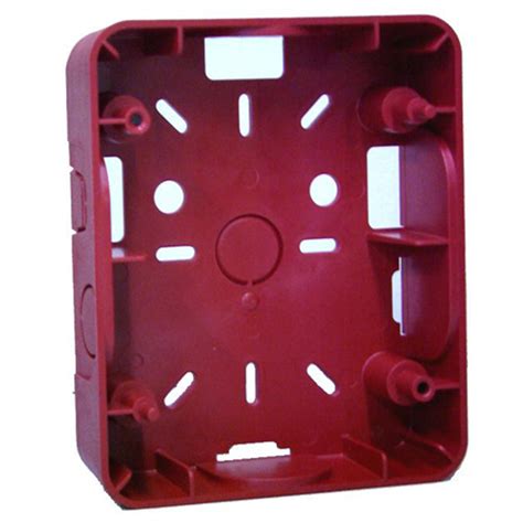 metal surfce-mount red back-box|Potter P32.